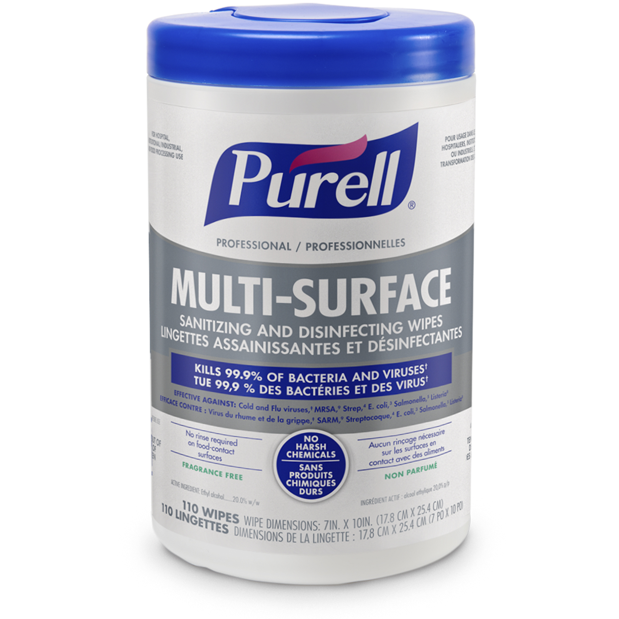 PURELL® Professional MultiSurface Sanitizing and Disinfecting Wipes