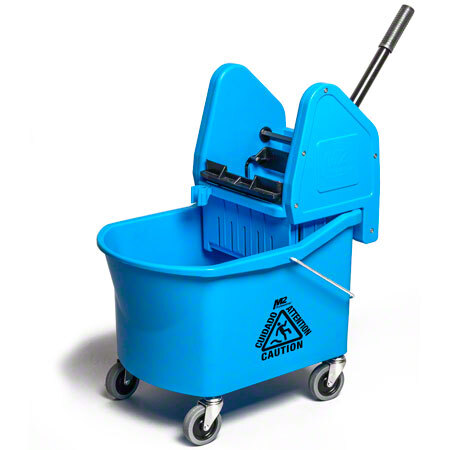 32 Qt. Grizzly Bucket w/ DP Wringer - Blue