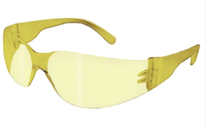 NOVA One-piece Lens Safety Glass Amber